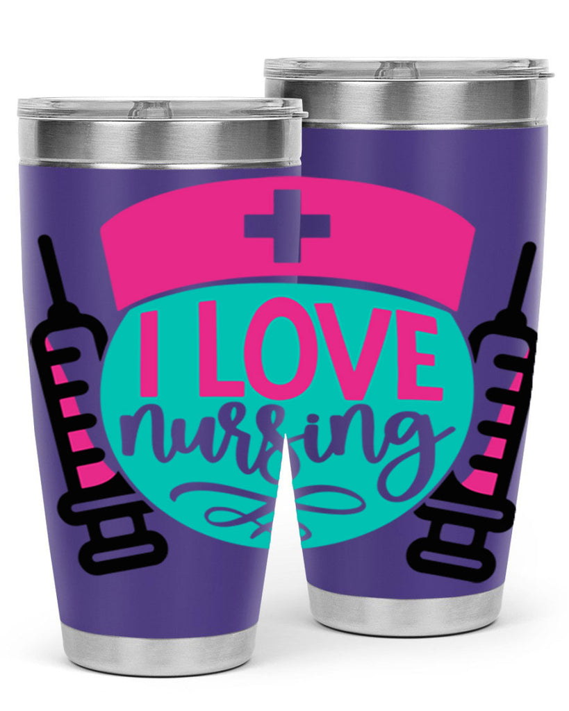 I Love Nursing Style Style 172#- nurse- tumbler
