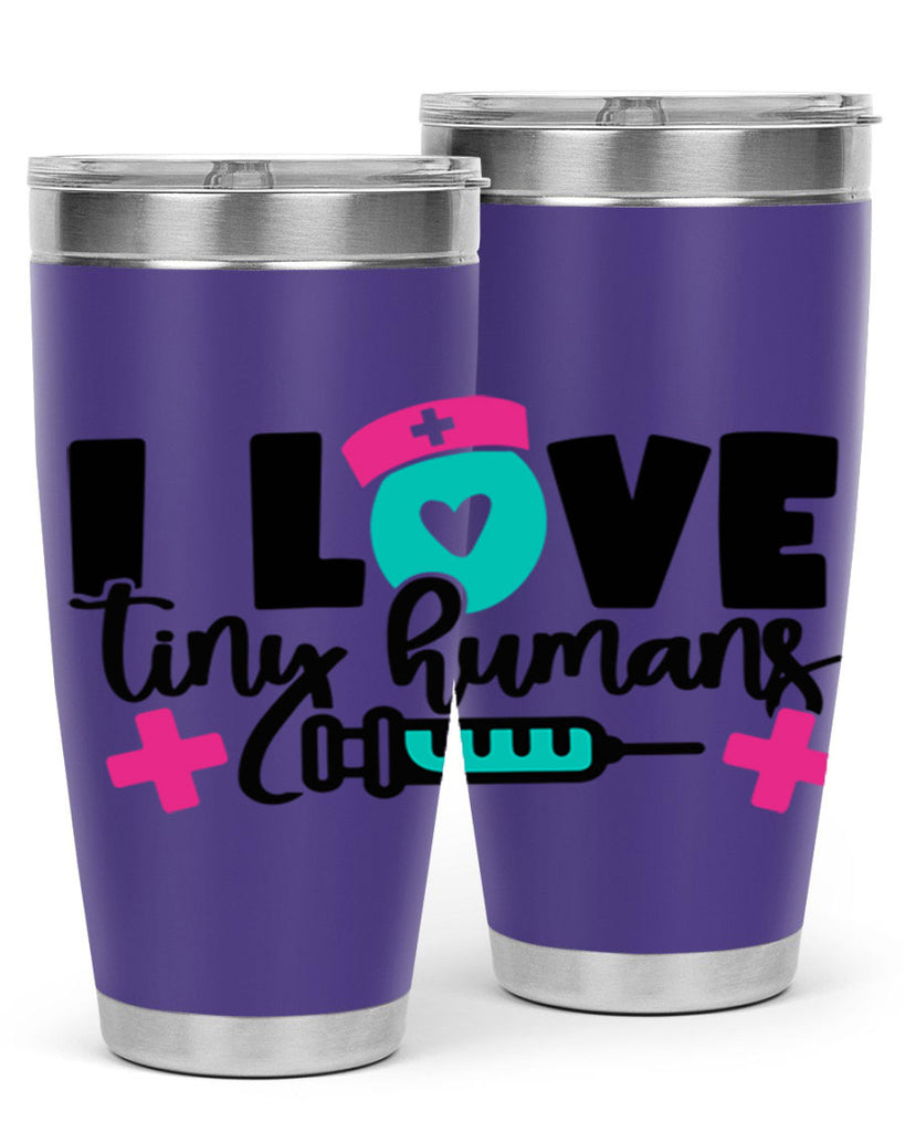 I Love Tiny Humans Style Style 166#- nurse- tumbler