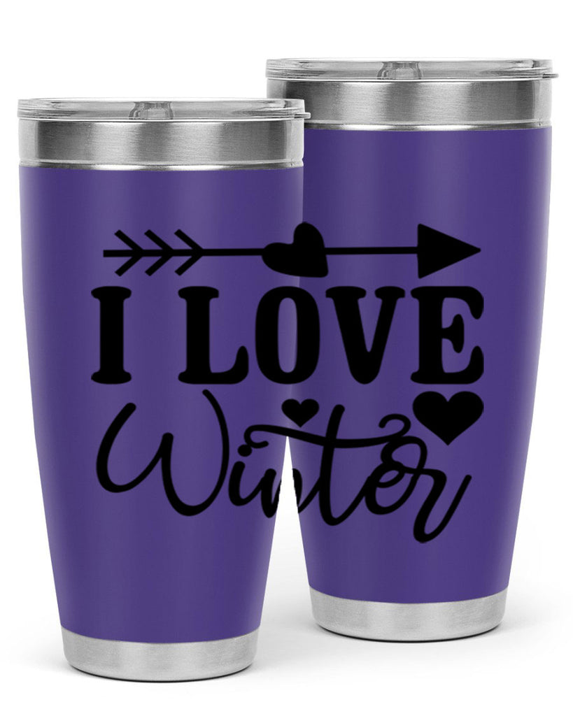I Love Winter 227#- winter- Tumbler