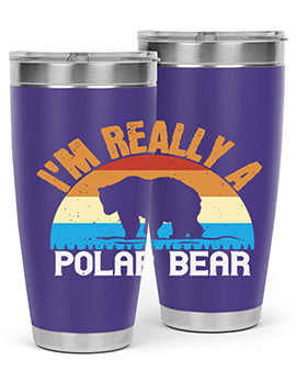 I'm Really A Polar Bear 38#- Bears- Tumbler