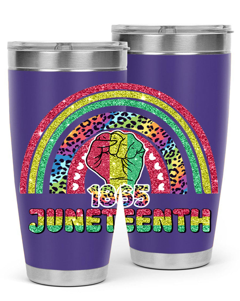 Juneteenth 1865 Rainbow 19#- Juneteenth- tumbler