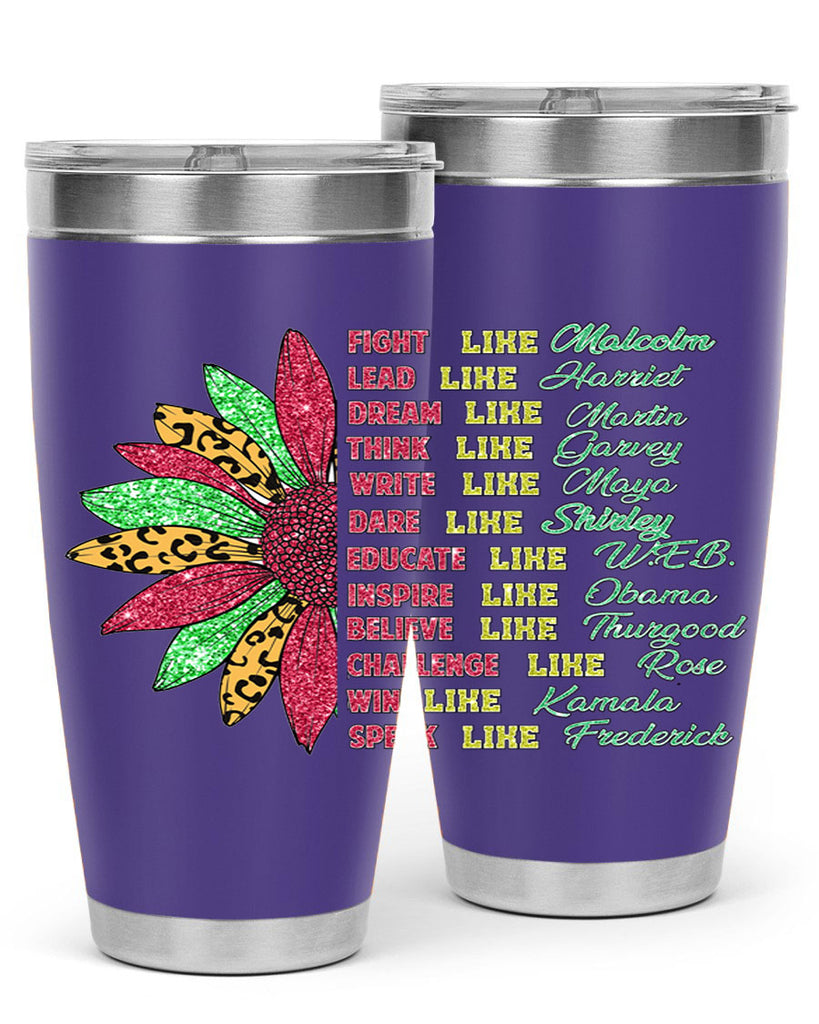 Juneteenth Sunflower Design 17#- Juneteenth- tumbler