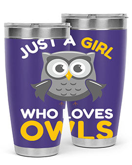 Just a Boy Who Loves A TurtleRabbit 11#- owl- Tumblers
