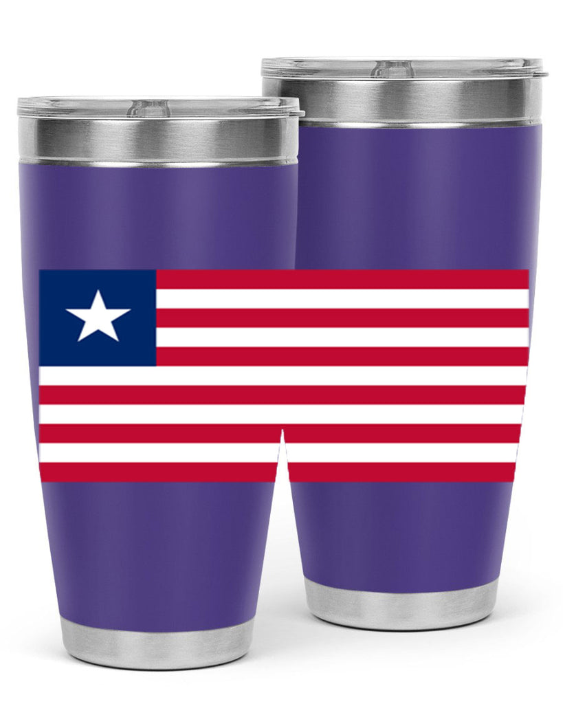 Liberia 101#- world flags- Tumbler
