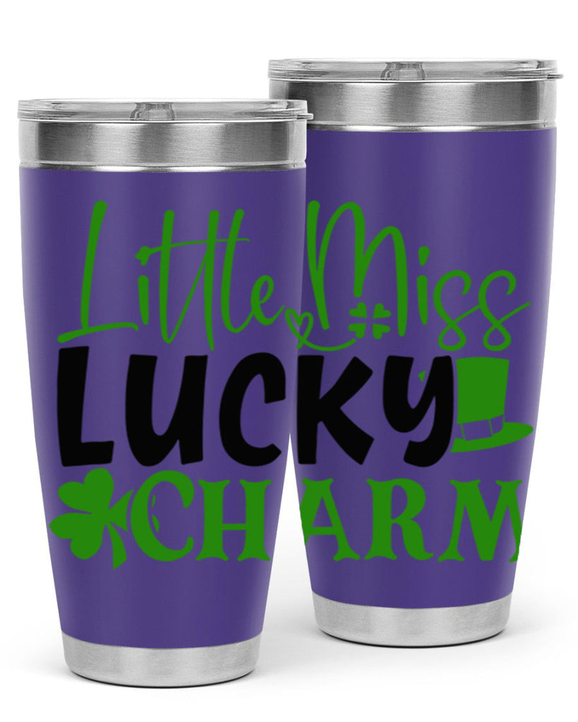 Little Miss Lucky Charm Style 154#- St Patricks Day- Tumbler