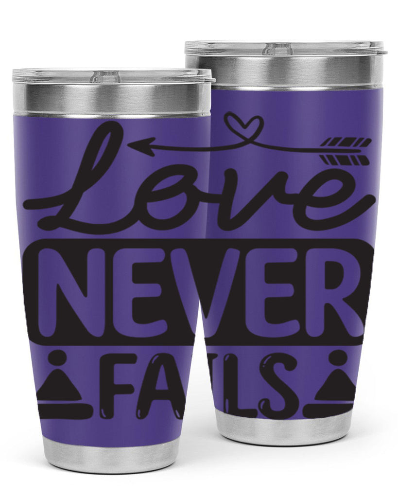 Love never fails 317#- winter- Tumbler