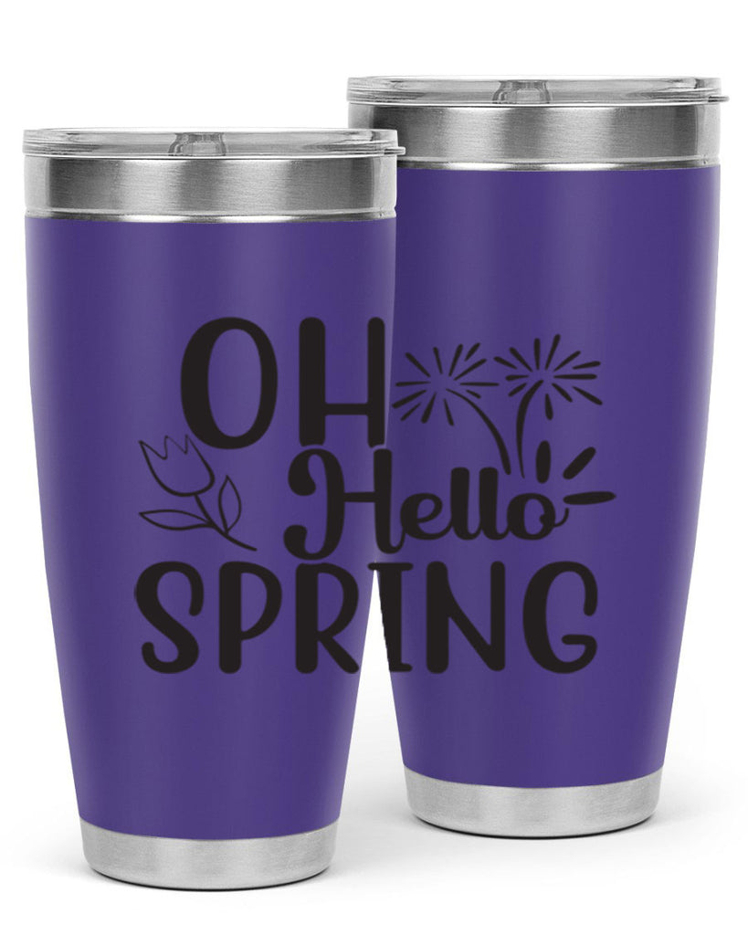 Oh hello spring 358#- spring- Tumbler