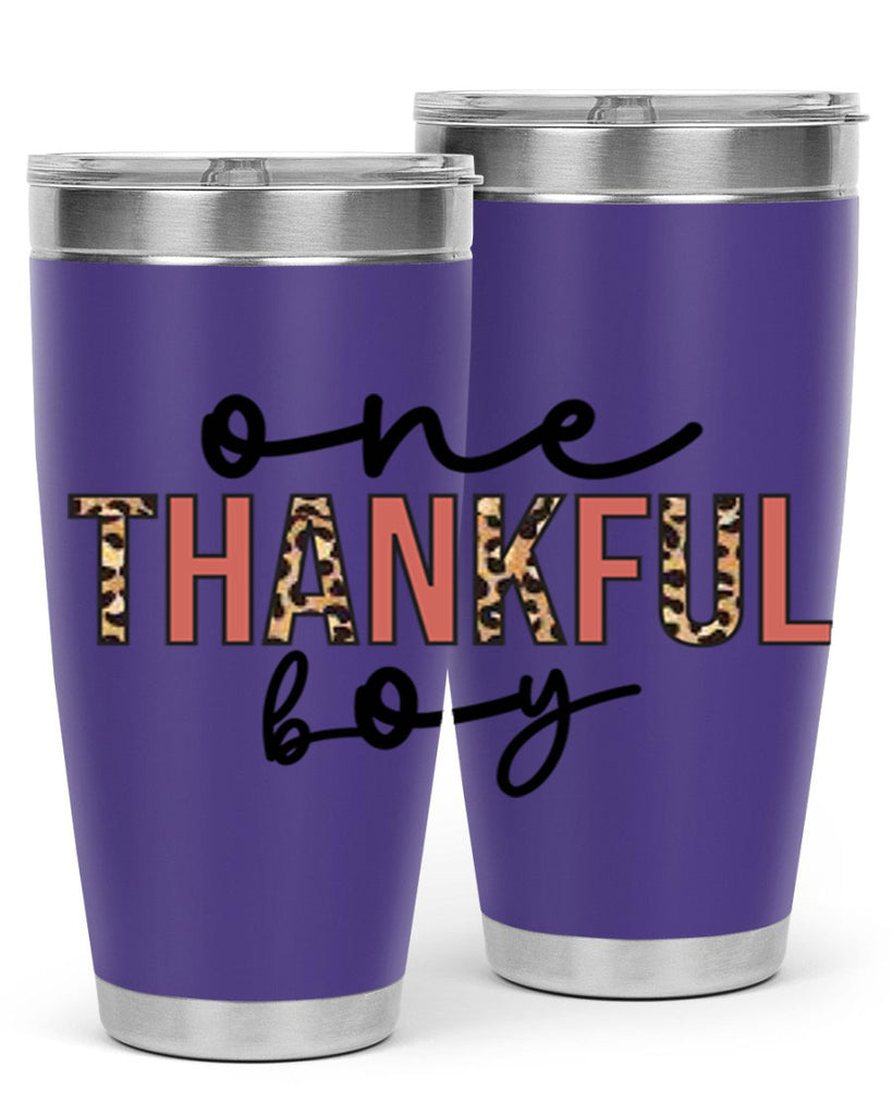 One thankful boy 462#- fall- Tumbler