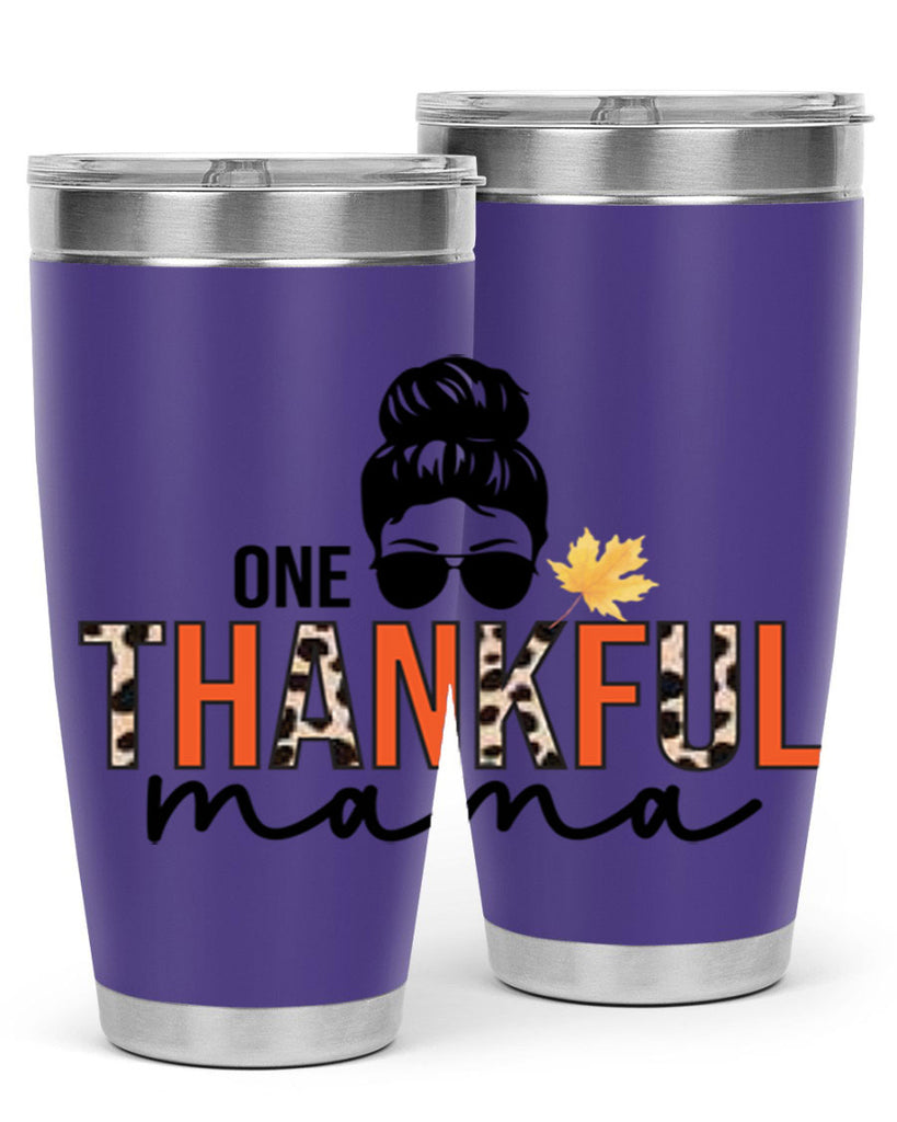 One thankful mama 463#- fall- Tumbler