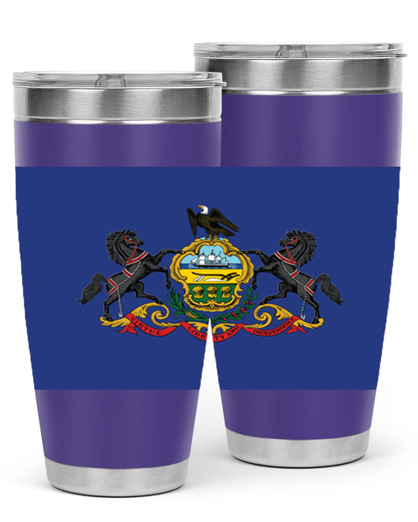Pensilvania 14#- Us Flags- Tumbler