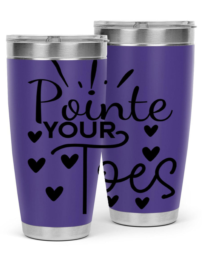Pointe Your Toes 73#- ballet- Tumbler