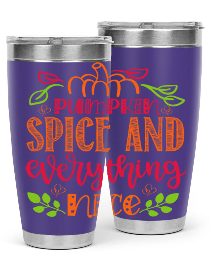 Pumpkin Spice and Everything Nice 536#- fall- Tumbler