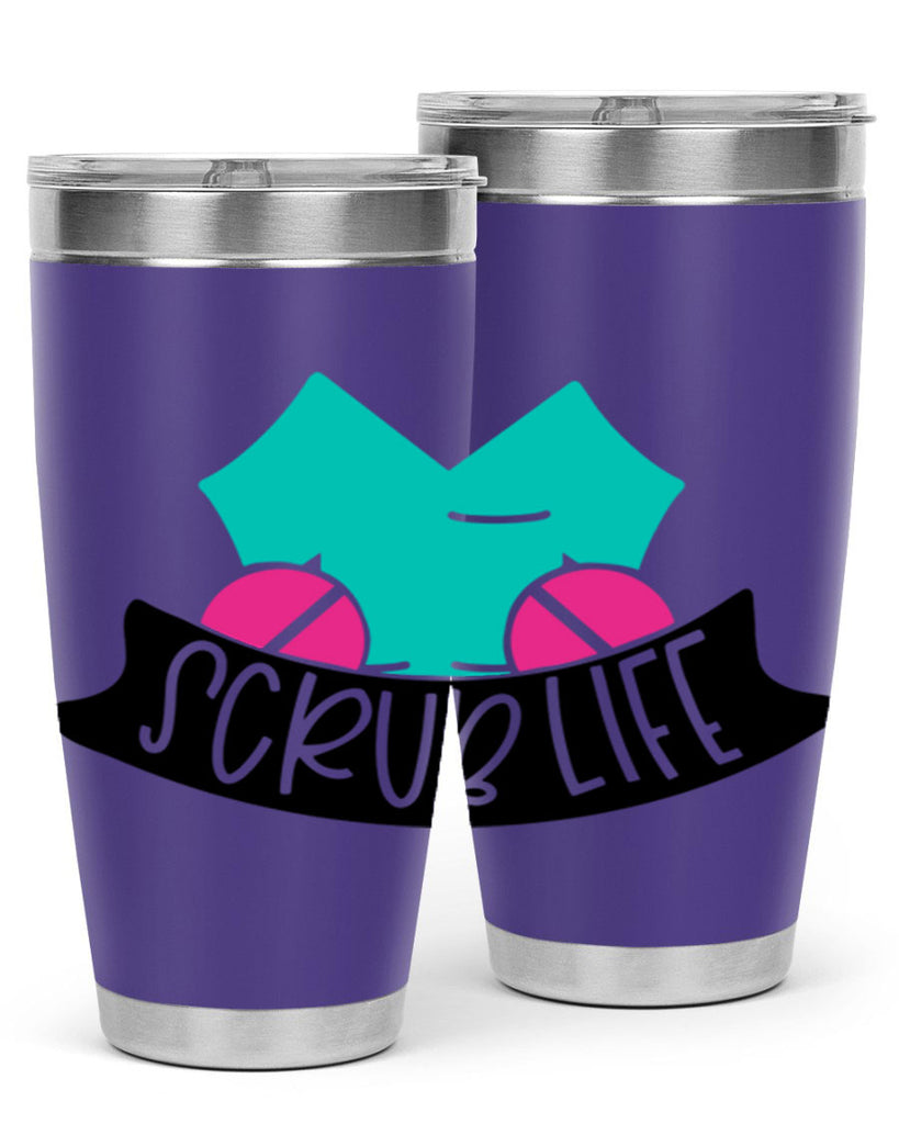 Scrub Life Style Style 45#- nurse- tumbler