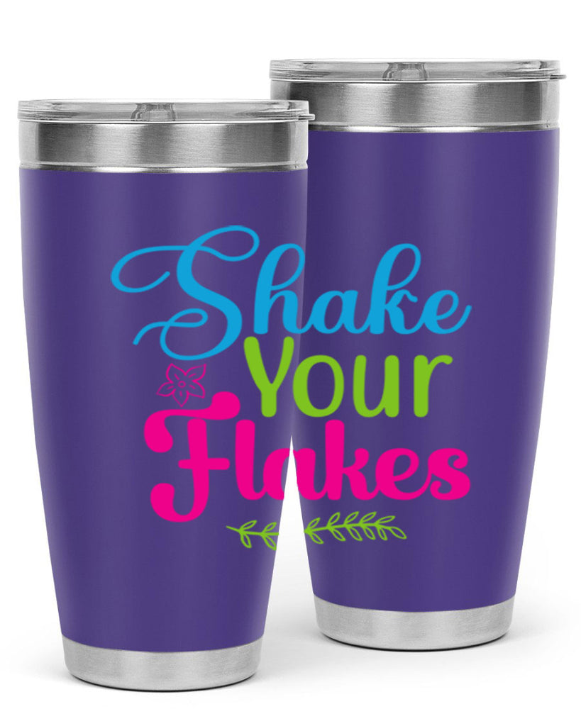 Shake Your Flakes 356#- winter- Tumbler