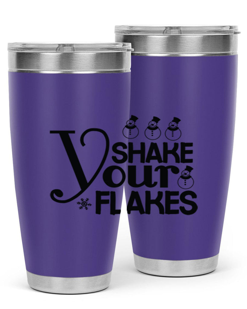 Shake Your Flakes 357#- winter- Tumbler