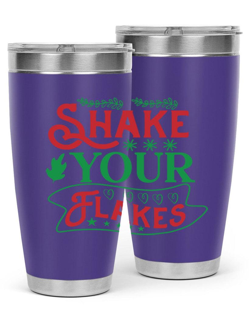 Shake Your Flakes 358#- winter- Tumbler