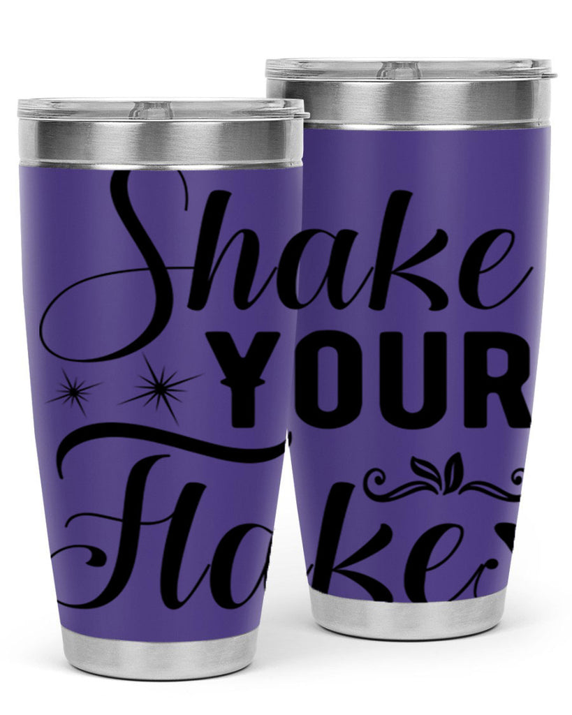 Shake Your Flakes 362#- winter- Tumbler