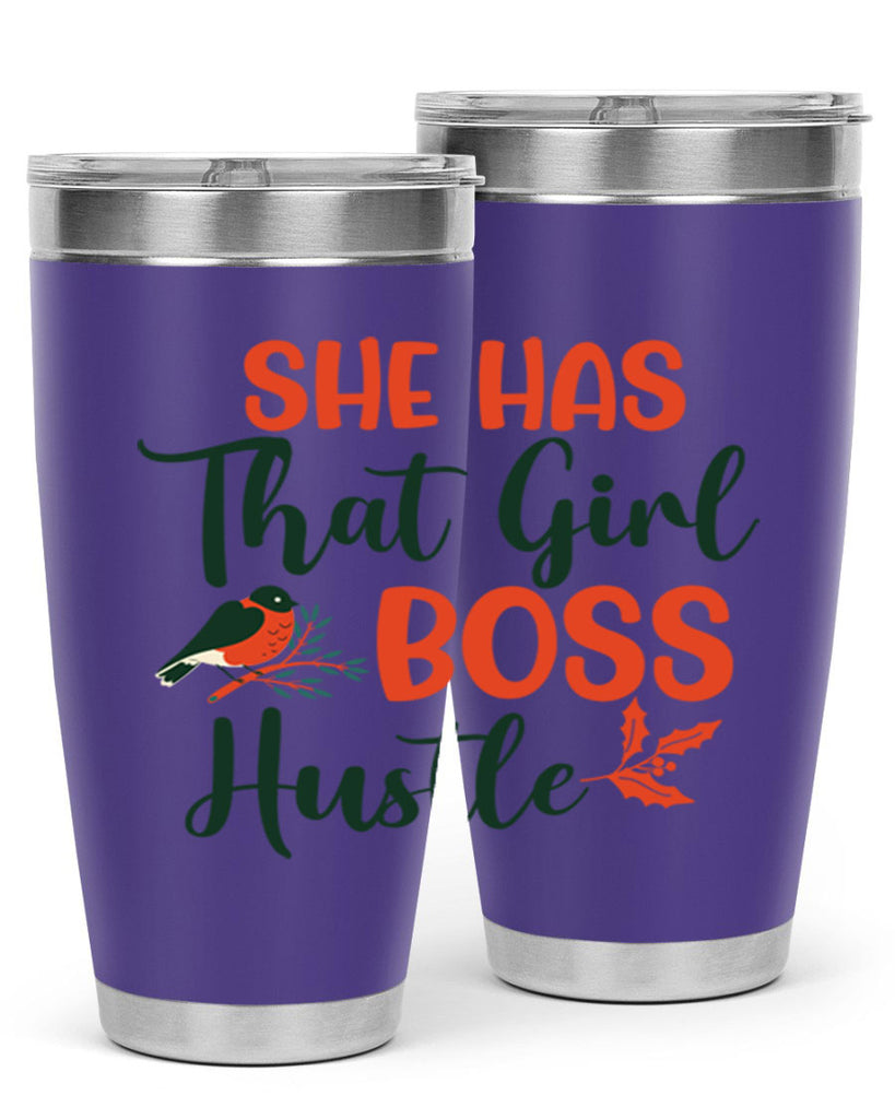 She Has That Girl Boss Hustle 363#- winter- Tumbler