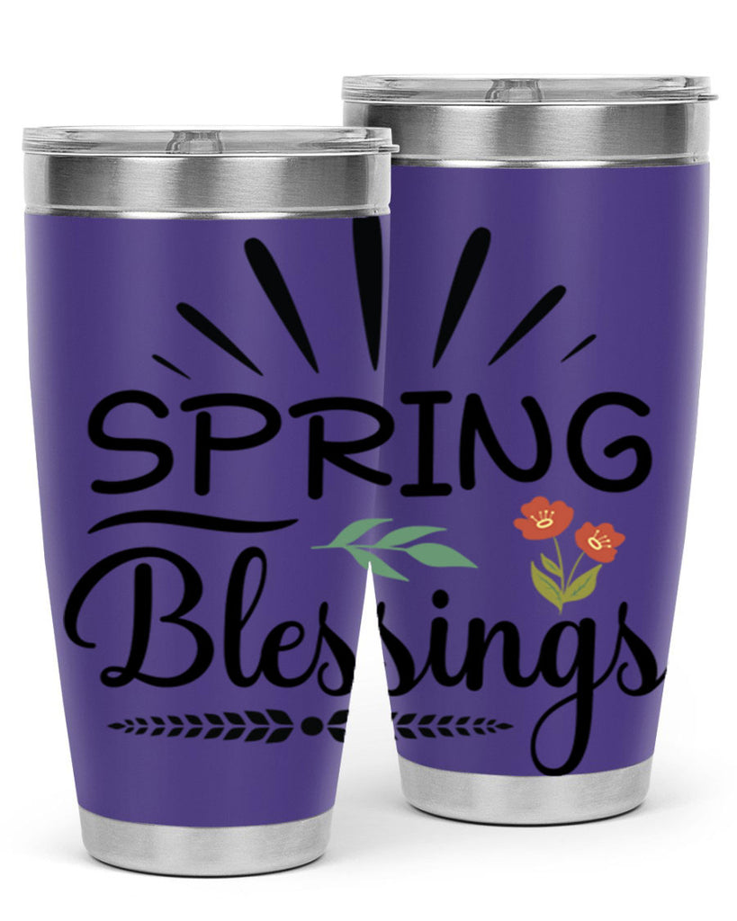 Spring Blessings  482#- spring- Tumbler