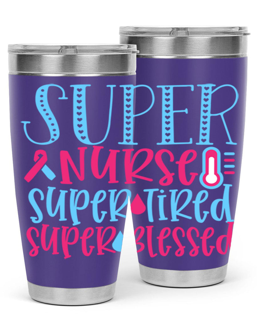 Super Nurse Super Tired Style 346#- nurse- tumbler