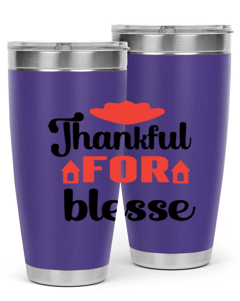 Thankful for blesse 599#- fall- Tumbler