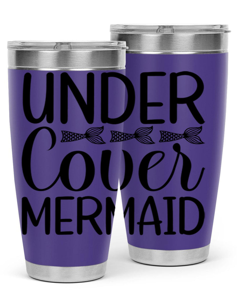 Under Cover Mermaid 647#- mermaid- Tumbler