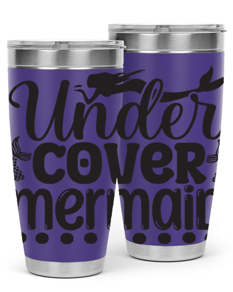 Under cover mermaid 649#- mermaid- Tumbler