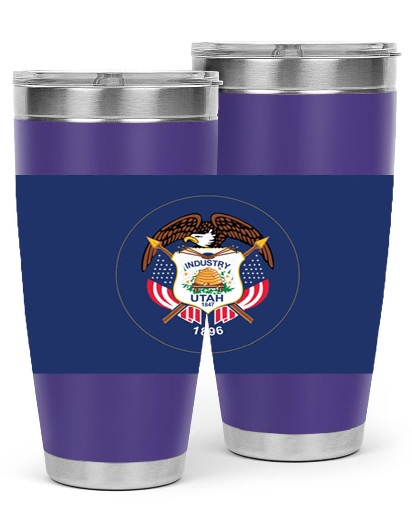 Utah 8#- Us Flags- Tumbler