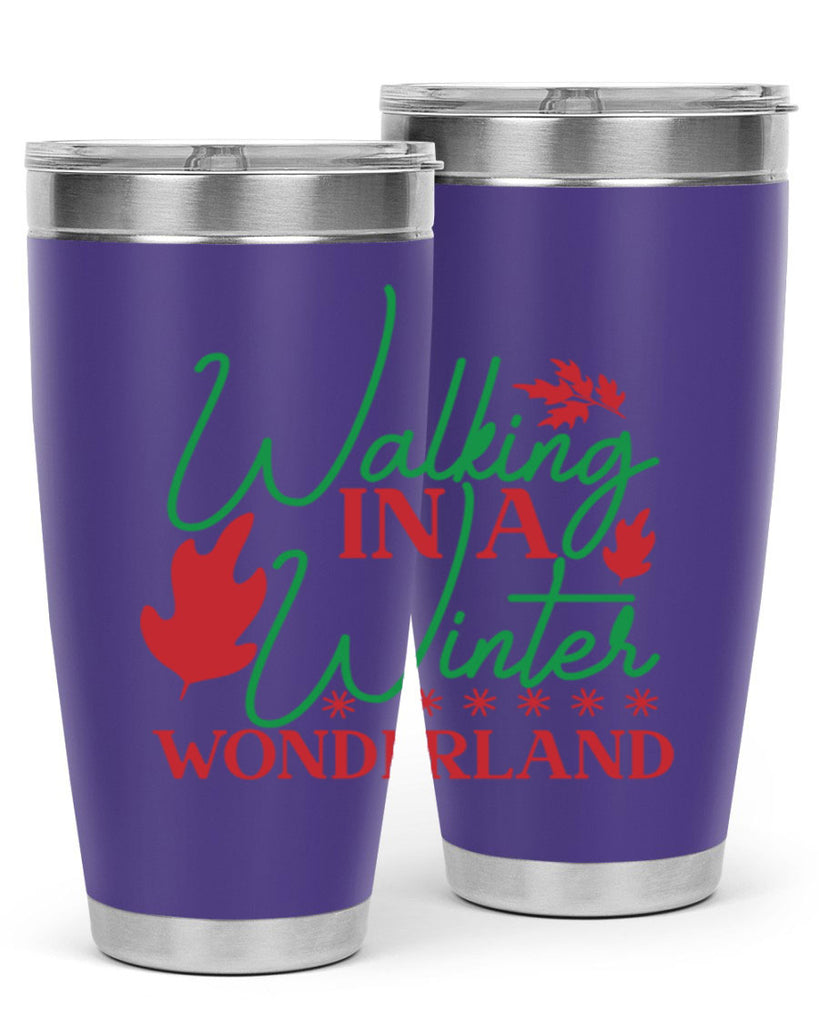 Walking In A Winter Wonderland 438#- winter- Tumbler