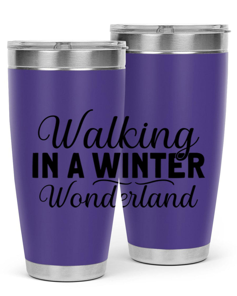 Walking in a Winter Wonderland 434#- winter- Tumbler