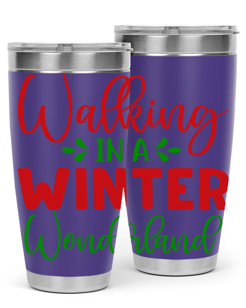 Walking in a Winter Wonderland 436#- winter- Tumbler