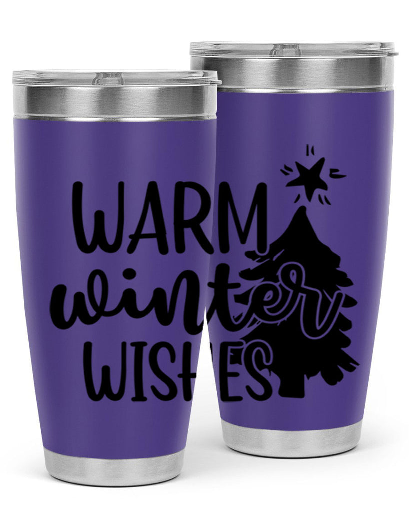 Warm Winter Wishes 451#- winter- Tumbler