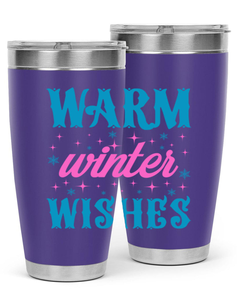 Warm Winter Wishes 464#- winter- Tumbler