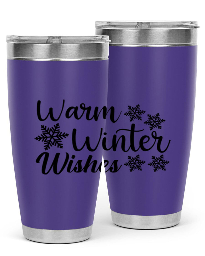 Warm Winter Wishes 466#- winter- Tumbler
