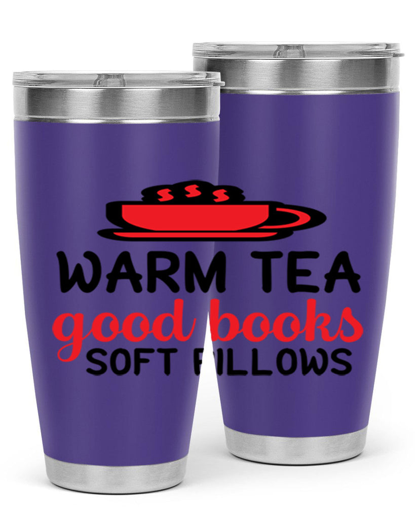 Warm tea good books soft pillows 448#- winter- Tumbler