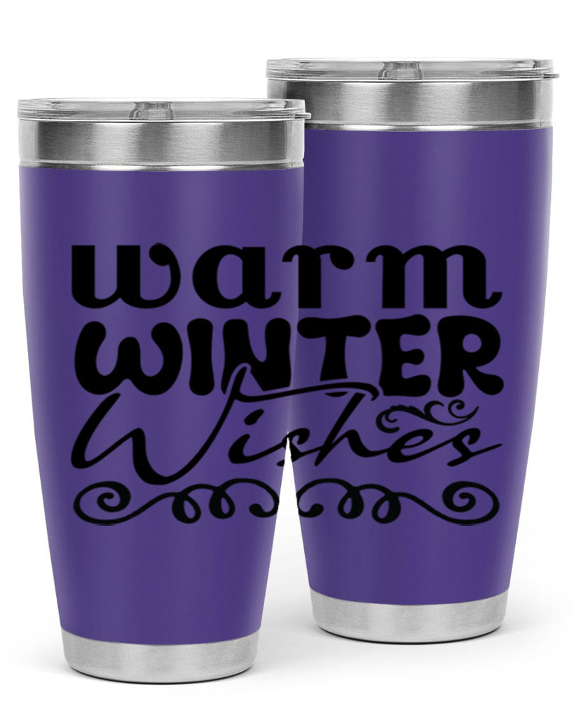 Warm winter wishes 461#- winter- Tumbler