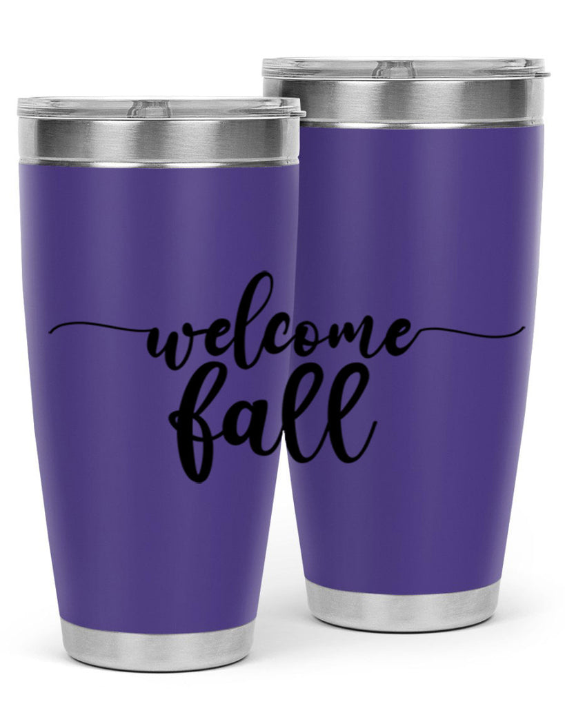 Welcome Fall 630#- fall- Tumbler