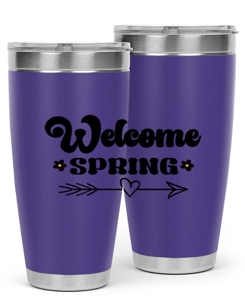Welcome spring  596#- spring- Tumbler