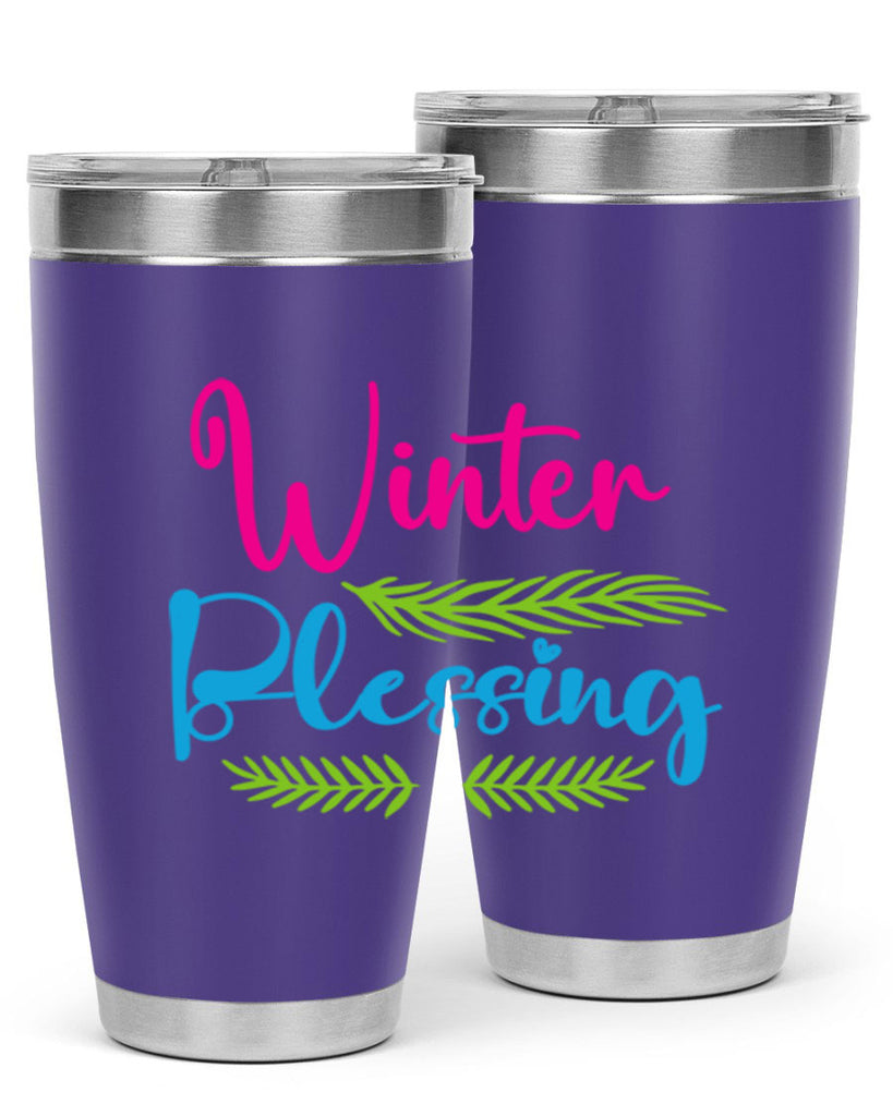 Winter Blessing 486#- winter- Tumbler