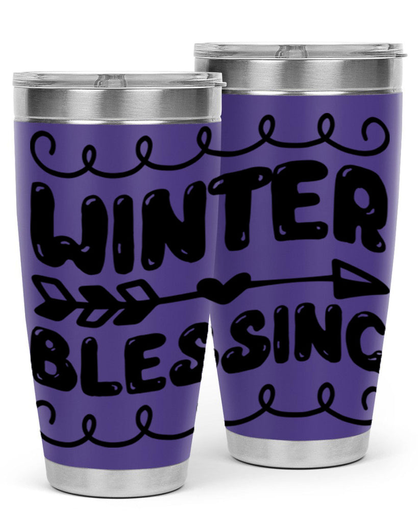 Winter Blessing 545#- winter- Tumbler