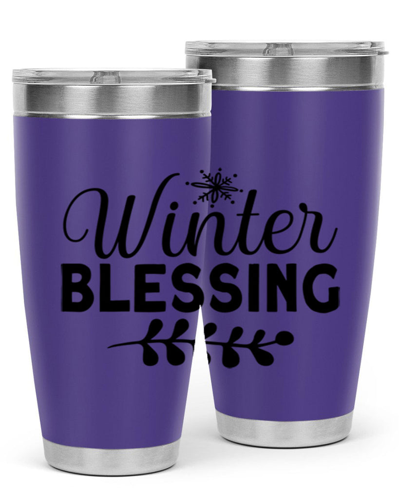 Winter Blessing488#- winter- Tumbler