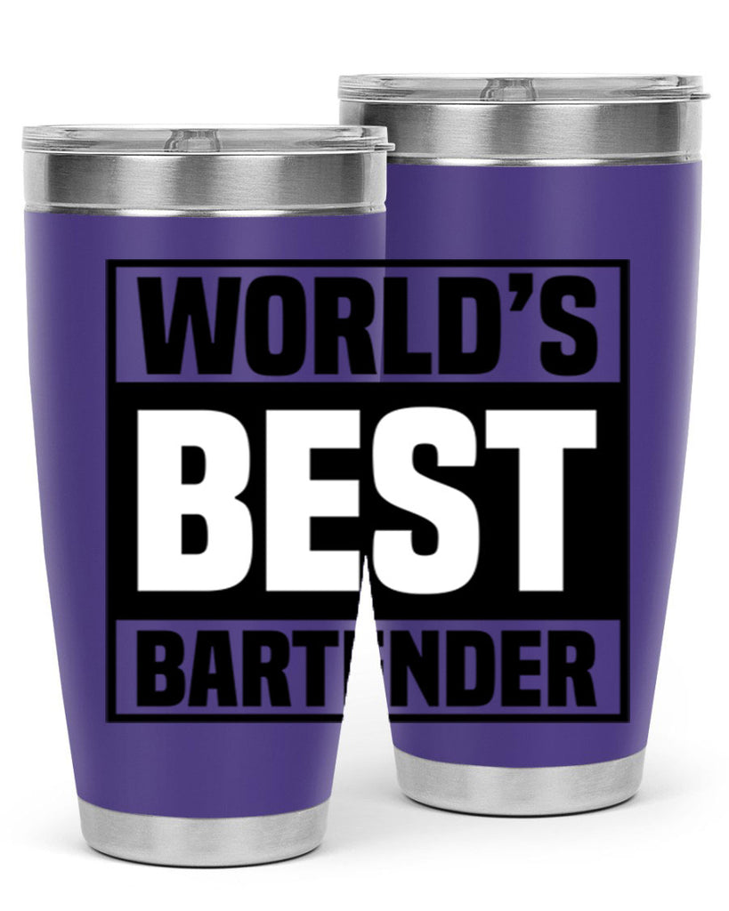Worlds best Style 8#- bartender- tumbler
