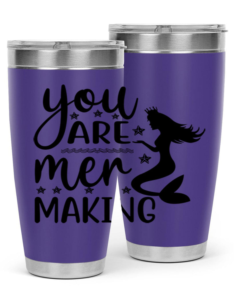 You are mer making 684#- mermaid- Tumbler