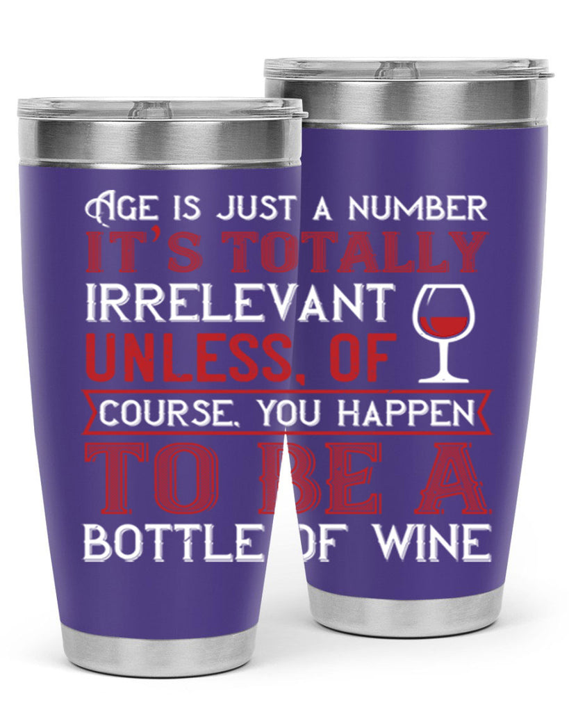 age is just a number its totaly 92#- wine- Tumbler