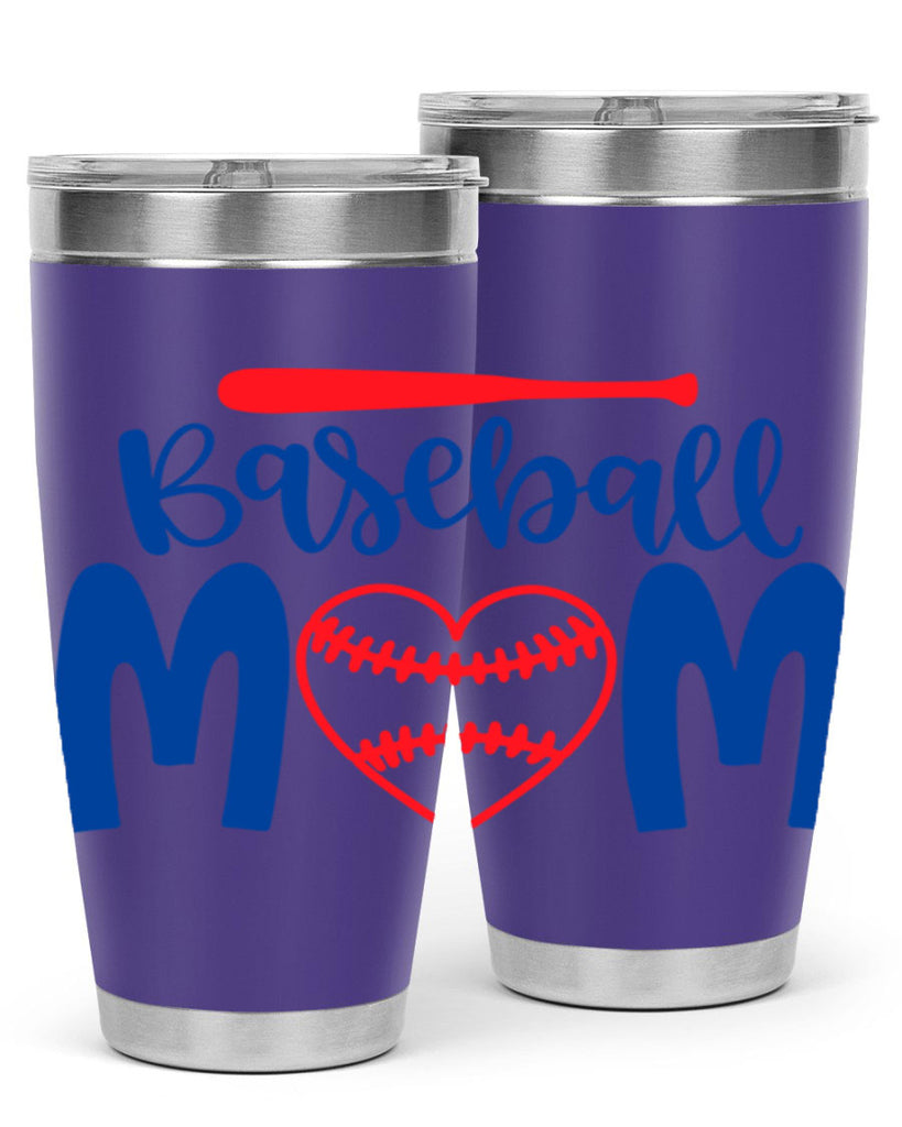 baseball mom 2077#- baseball- Tumbler
