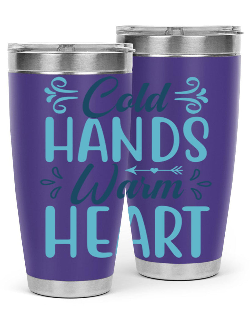 cold hands warm heart 50#- winter- Tumbler