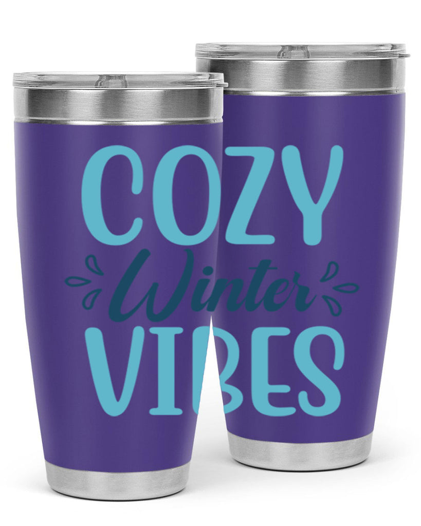 cozy winter vibes 65#- winter- Tumbler