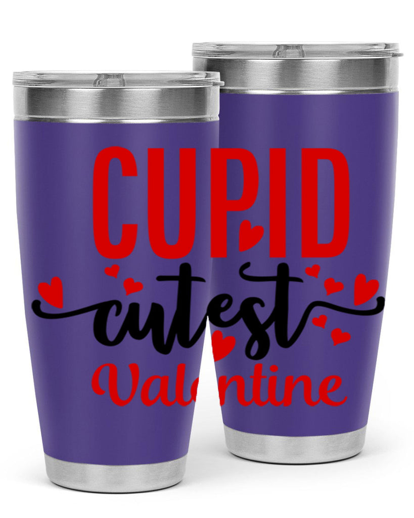 cupid cutest valentine 72#- valentines day- Tumbler
