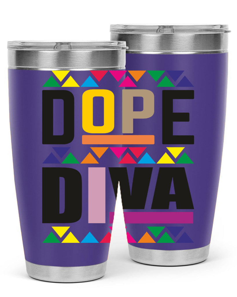 dope diva- black words phrases- Cotton Tank