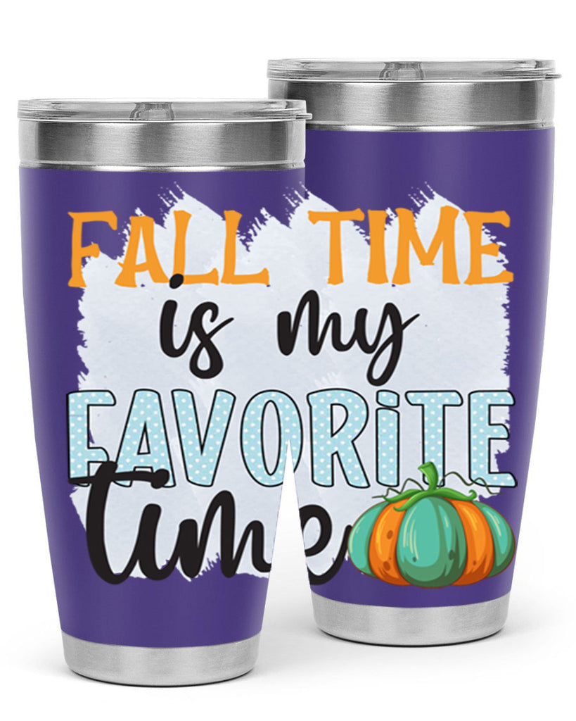 fall time is my favorite time 134#- fall- Tumbler